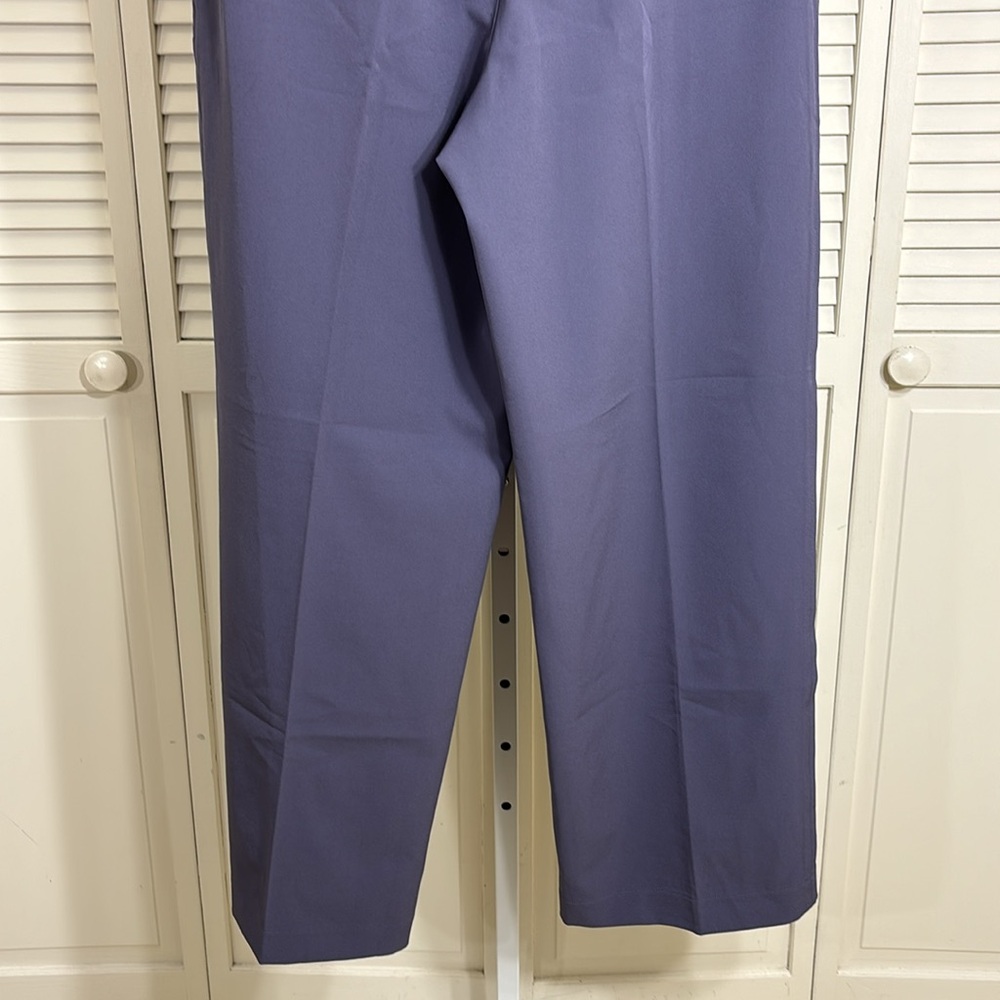 NWT Athleta Stride Pants Nightfall Purple Wide Leg Women's Large - Picture 12 of 14